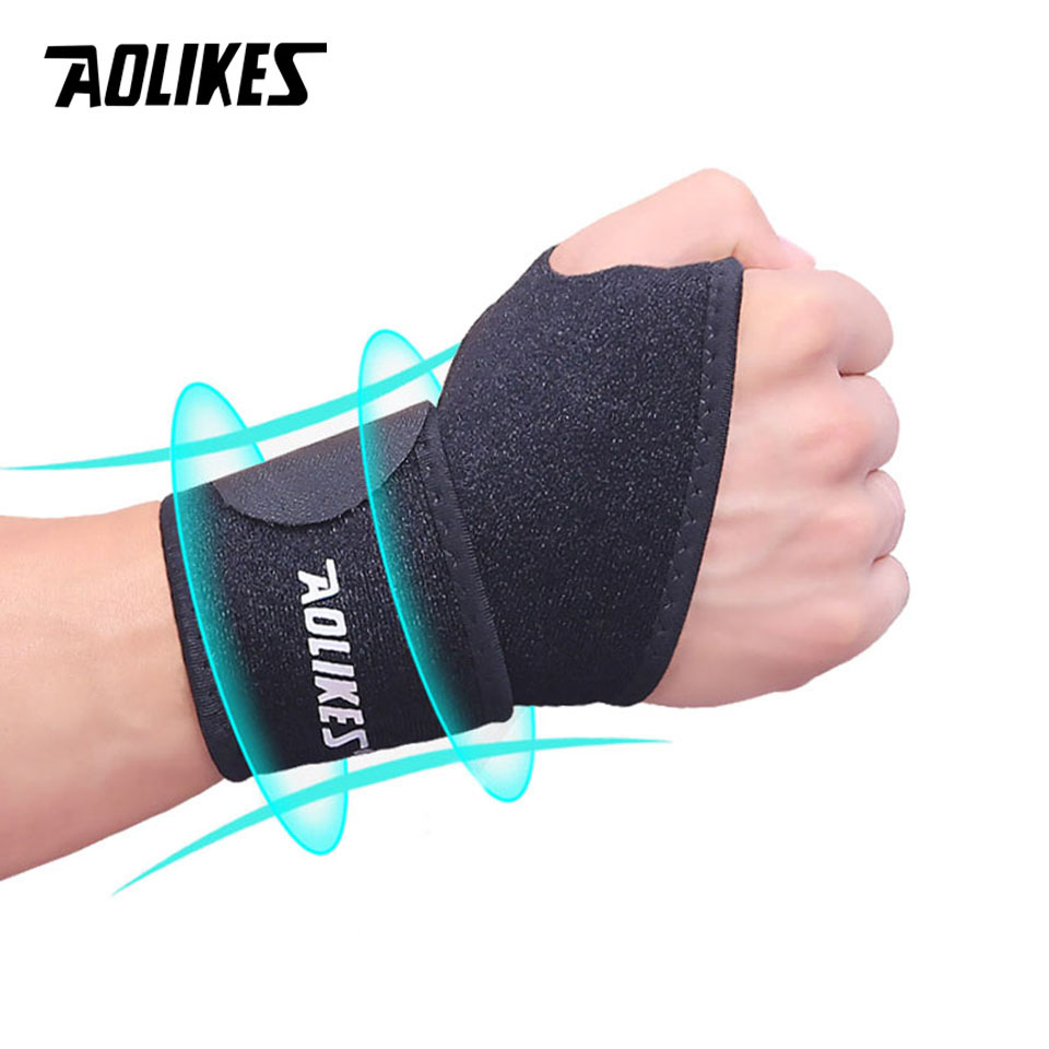 AOLIKES 1 قطعة المعصم هدفين دع - مراجعة Wrist Wraps Weightlifting Support وسعره