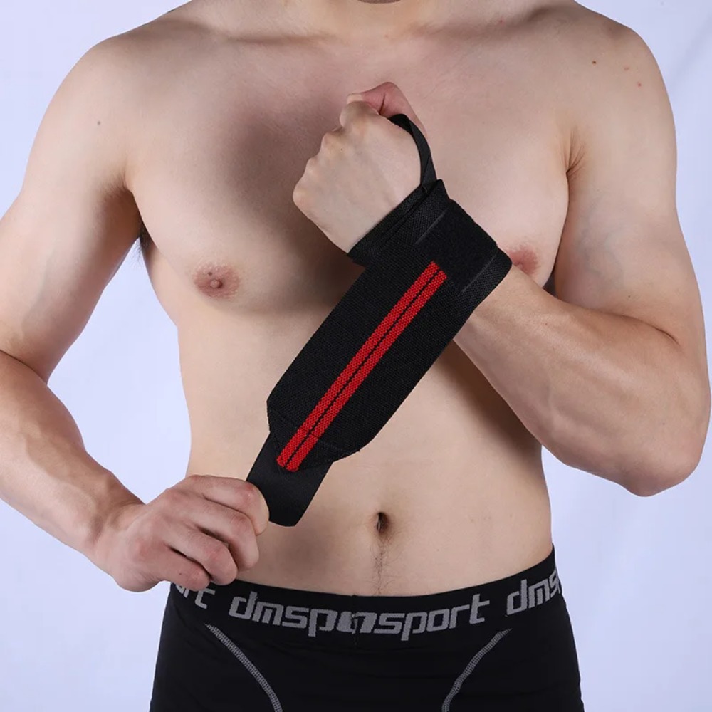 قطعتان من أربطة المعصم المرنة، - مراجعة Wrist Wraps Weightlifting Support وسعره
